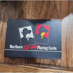 Marlboro "Wild West" Playing Cards Vintage 1991 By Phillip Morris (2-Decks)